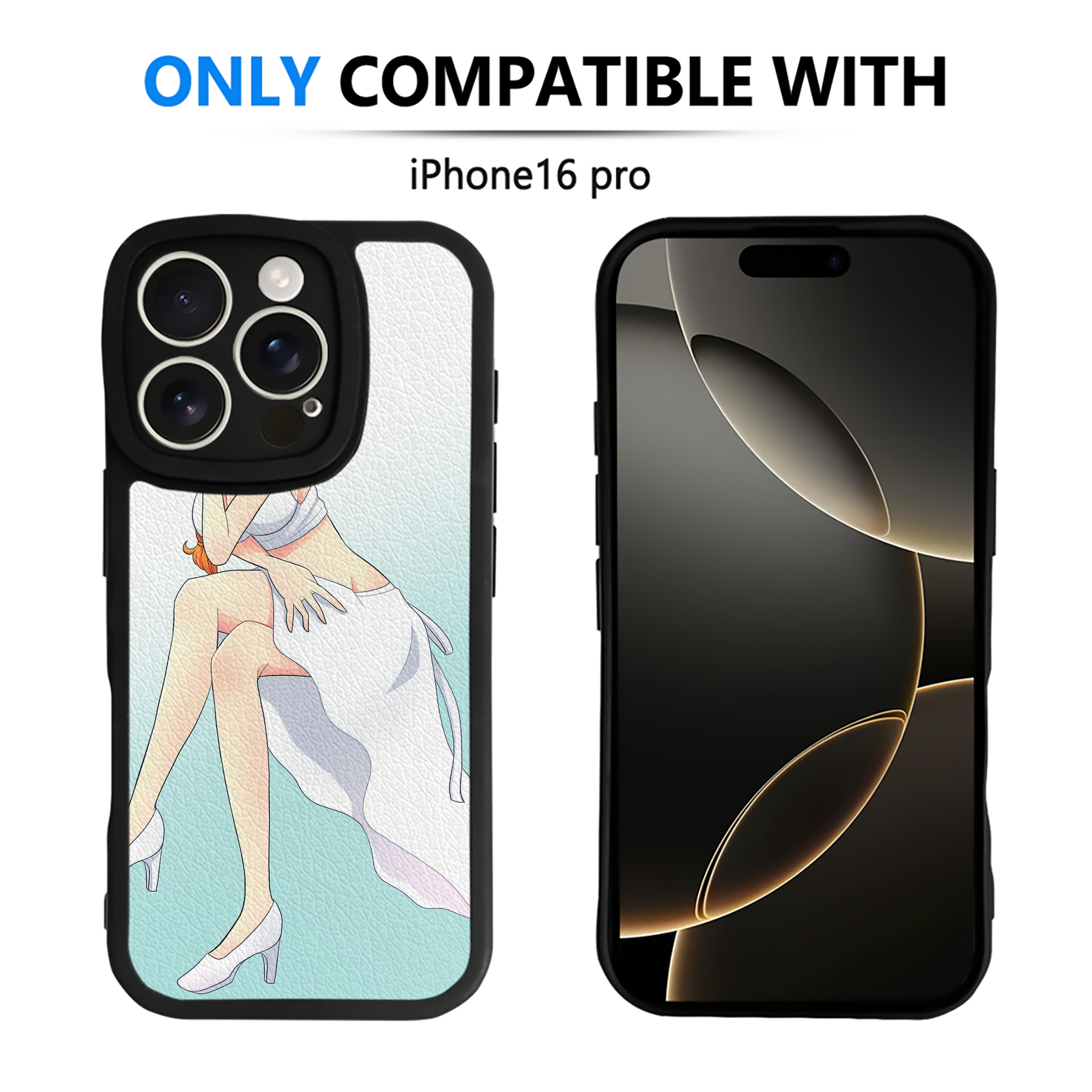 （画像用） ワンピース ONE PIECE 【iPhone 16シリーズ対応】シリコンスマホケース（レザー調） 材質：シリコン